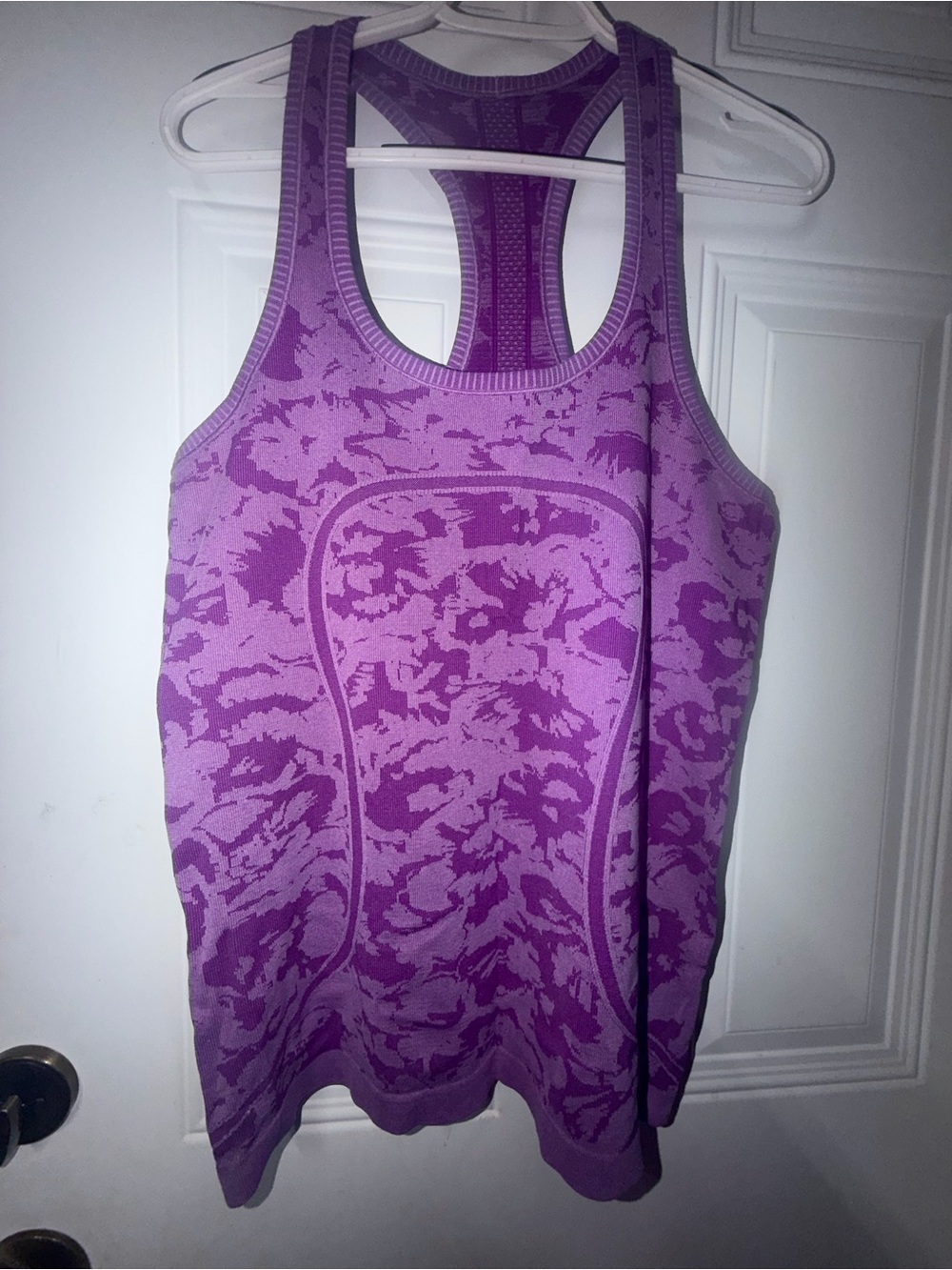 lululemon athletica Purple Camouflage Racerback Tank